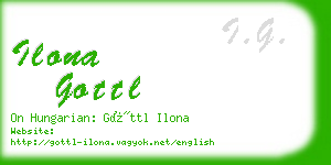 ilona gottl business card